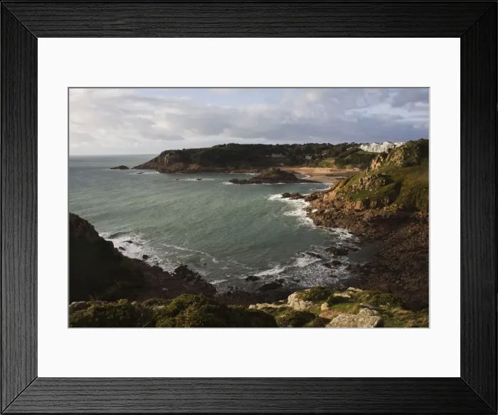 Framed Print : Portelet Bay from Noirmont Point, Jersey, Channel Islands, United Kingdom, Europe Framed Print : Portelet Bay from Noirmont Point, Jersey, Channel Islands, United Kingdom, Europe