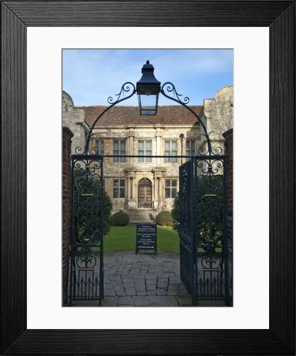 Framed Print : The Treasurers House, a National Trust Property, from Minster Yard, York, Yorkshire, England, United Kingdom, Europe Framed Print : The Treasurers House, a National Trust Property, from Minster Yard, York, Yorkshire, England, United Kingdom, Europe