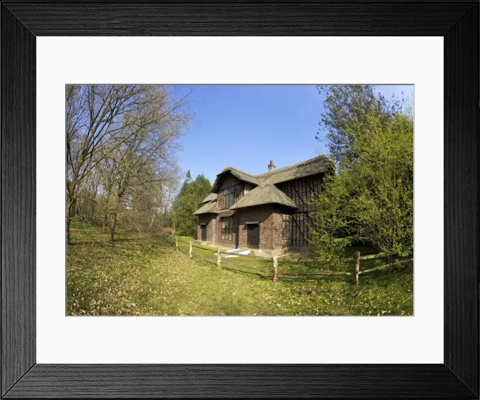 Framed Print : Queen Charlottes Cottage, Royal Botanic Gardens, Kew, UNESCO World Heritage Site, London, England, United Kingdom, Europe Framed Print : Queen Charlottes Cottage, Royal Botanic Gardens, Kew, UNESCO World Heritage Site, London, England, United Kingdom, Europe