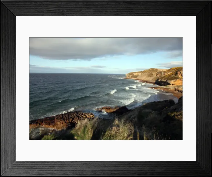Framed Print : Coastline near Findhorn, Morayshire, Scotland, United Kingdom, Europe Framed Print : Coastline near Findhorn, Morayshire, Scotland, United Kingdom, Europe