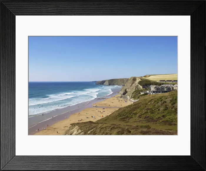 Framed Print : Watergate Bay, Newquay, Cornwall, England, United Kingdom, Europe Framed Print : Watergate Bay, Newquay, Cornwall, England, United Kingdom, Europe