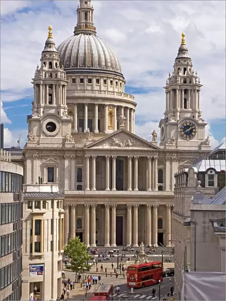 St. Pauls Cathedral designed by Sir Christopher Wren, London, England, United Kingdom, Europe