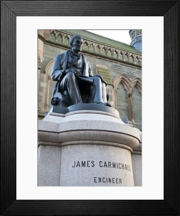 Framed Print : James Carmichael Statue, Albert Square, Dundee, Scotland Framed Print : James Carmichael Statue, Albert Square, Dundee, Scotland