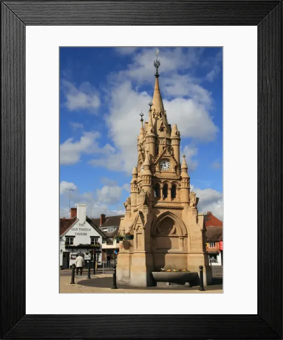 Framed Print : Clocktower and Town Square, Stratford-upon-Avon, Warwickshire, England, United Kingdom, Europe Framed Print : Clocktower and Town Square, Stratford-upon-Avon, Warwickshire, England, United Kingdom, Europe