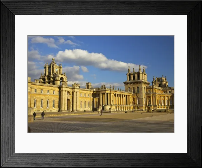 Framed Print : Great Court of Blenheim Palace, UNESCO World Heritage Site, Woodstock, Oxfordshire, England, United Kingdom, Europe Framed Print : Great Court of Blenheim Palace, UNESCO World Heritage Site, Woodstock, Oxfordshire, England, United Kingdom, Europe