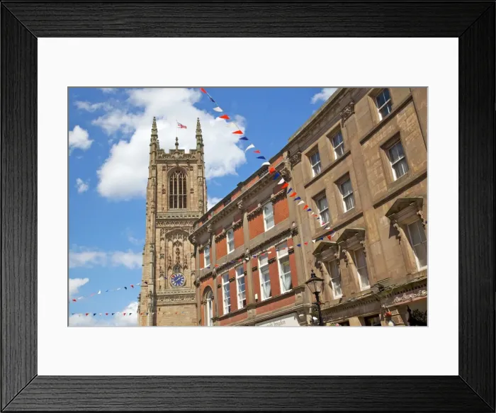 Framed Print : Derby Cathedral, Derby, Derbyshire, England, United Kingdom, Europe