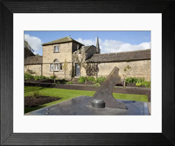 Framed Print : Bath Gardens and sundial, Bakewell, Derbyshire, England, United Kingdom, Europe Framed Print : Bath Gardens and sundial, Bakewell, Derbyshire, England, United Kingdom, Europe