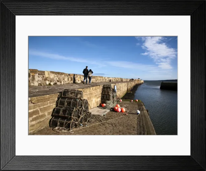 Framed Print : Lobster Pots at St Andrews Harbour, St Andrews, Fife, Scotland Framed Print : Lobster Pots at St Andrews Harbour, St Andrews, Fife, Scotland