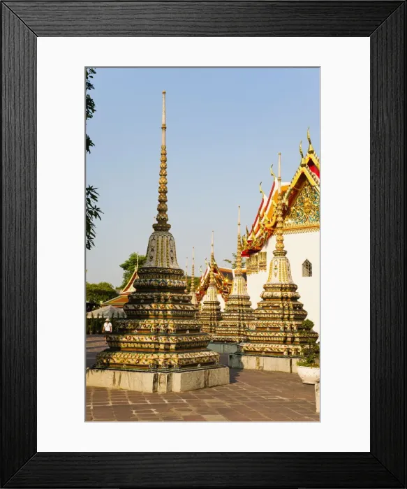 Framed Print : Colourful stupa at Temple of the Reclining Buddha (Wat Pho), Bangkok, Thailand, Southeast Asia, Asia Framed Print : Colourful stupa at Temple of the Reclining Buddha (Wat Pho), Bangkok, Thailand, Southeast Asia, Asia