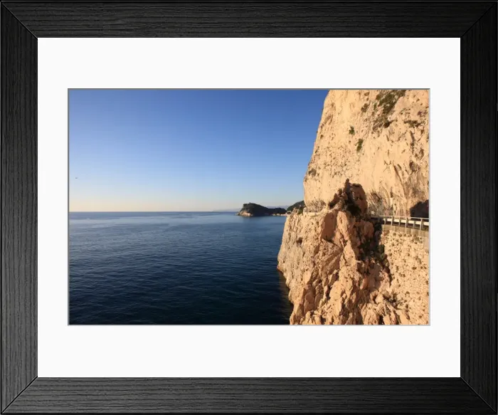 Framed Print : Cliff, Capo Noli, Liguria, Italy Framed Print : Cliff, Capo Noli, Liguria, Italy