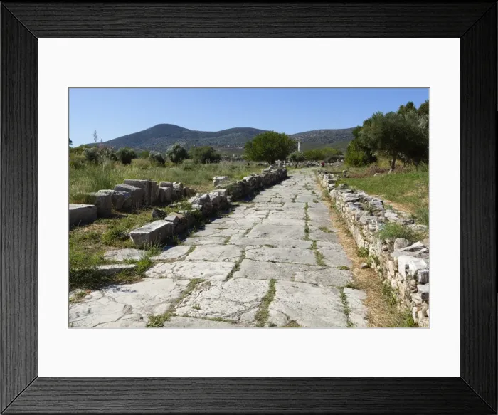 Framed Print : Sacred Way, Ireon archaeological site, Ireon, Samos, Aegean Islands, Greece Framed Print : Sacred Way, Ireon archaeological site, Ireon, Samos, Aegean Islands, Greece