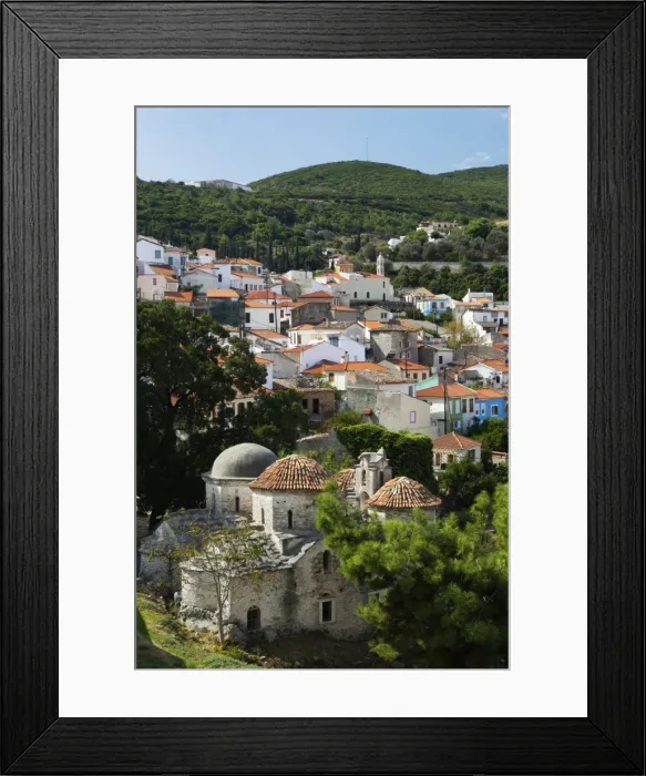 Framed Print : View over Vathy old town, Samos Town, Samos, Aegean Islands, Greece Framed Print : View over Vathy old town, Samos Town, Samos, Aegean Islands, Greece
