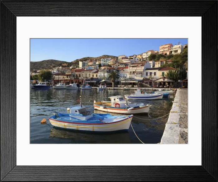 Framed Print : Harbour view, Pythagorion, Samos, Aegean Islands, Greece Framed Print : Harbour view, Pythagorion, Samos, Aegean Islands, Greece