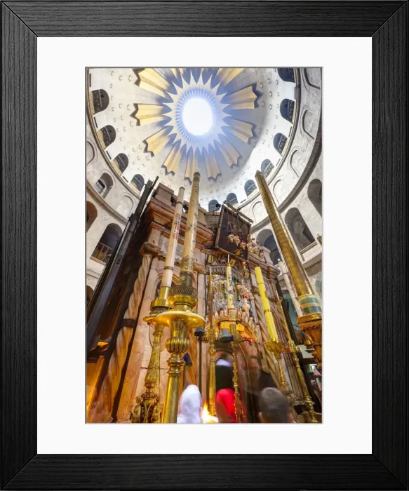 Framed Print : Interior of the Church of the Holy Sepulchre, Old City, UNESCO World Heritage Site, Jerusalem, Israel, Middle East Framed Print : Interior of the Church of the Holy Sepulchre, Old City, UNESCO World Heritage Site, Jerusalem, Israel, Middle East
