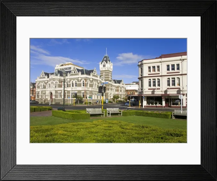 Framed Print : Law Courts Building on Stuart Street, Dunedin, Central Business District, Otago District, South Island, New Zealand, Pacific Framed Print : Law Courts Building on Stuart Street, Dunedin, Central Business District, Otago District, South Island, New Zealand, Pacific