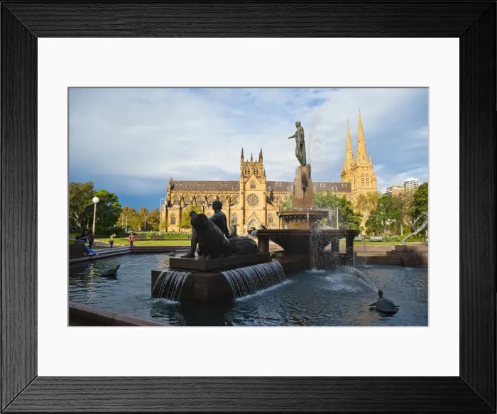 Framed Print : St. Marys Cathedral in Hyde Park, Sydney, New South Wales, Australia, Pacific Framed Print : St. Marys Cathedral in Hyde Park, Sydney, New South Wales, Australia, Pacific