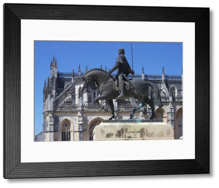 Framed Print : Statue of Nuno Alvares Pereira, Santa Maria da Vitoria Monastery, UNESCO World Heritage Site, Batalha, Portugal, Europe Framed Print : Statue of Nuno Alvares Pereira, Santa Maria da Vitoria Monastery, UNESCO World Heritage Site, Batalha, Portugal, Europe