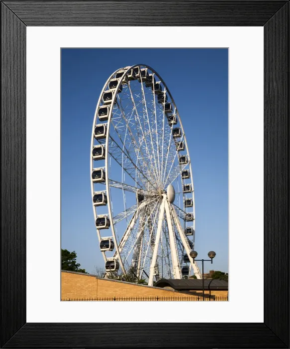 Framed Print : The Wheel of York, York, North Yorkshire, Yorkshire, England, United Kingdom, Europe
