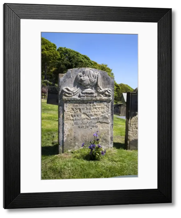 Framed Print : Anne Brontes grave, Scarborough, North Yorkshire, Yorkshire, England, United Kingdom, Europe Framed Print : Anne Brontes grave, Scarborough, North Yorkshire, Yorkshire, England, United Kingdom, Europe
