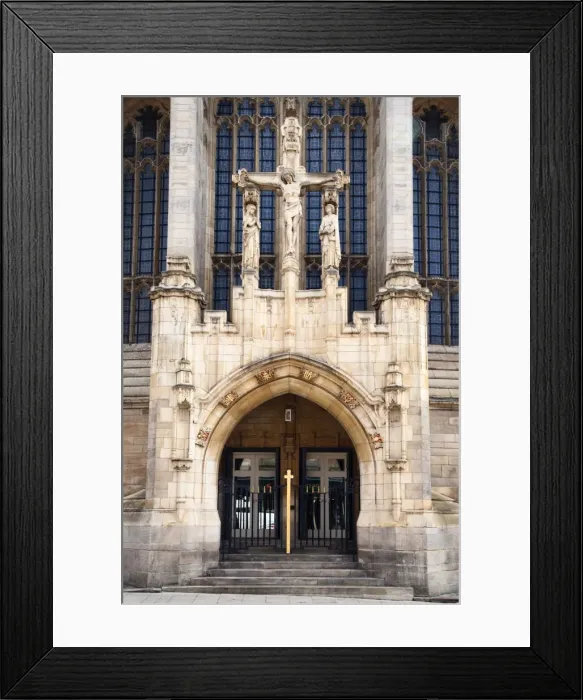 Framed Print : Leeds Cathedral doorway, Leeds, West Yorkshire, Yorkshire, England, United Kingdom, Europe Framed Print : Leeds Cathedral doorway, Leeds, West Yorkshire, Yorkshire, England, United Kingdom, Europe