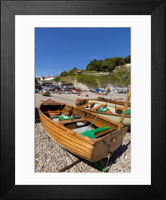 Framed Print : Small fishing boats on the pebble beach, Beer, a small fishing village on the Devon Heritage Coast, Jurassic Coast, UNESCO World Heritage Site, Devon, England, United Kingdom, Europe Framed Print : Small fishing boats on the pebble beach, Beer, a small fishing village on the Devon Heritage Coast, Jurassic Coast, UNESCO World Heritage Site, Devon, England, United Kingdom, Europe