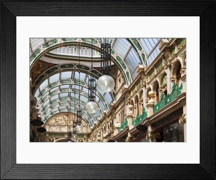 Framed Print : The County Arcade in the Victoria Quarter, Leeds, West Yorkshire, Yorkshire, England, United Kingdom, Europe Framed Print : The County Arcade in the Victoria Quarter, Leeds, West Yorkshire, Yorkshire, England, United Kingdom, Europe