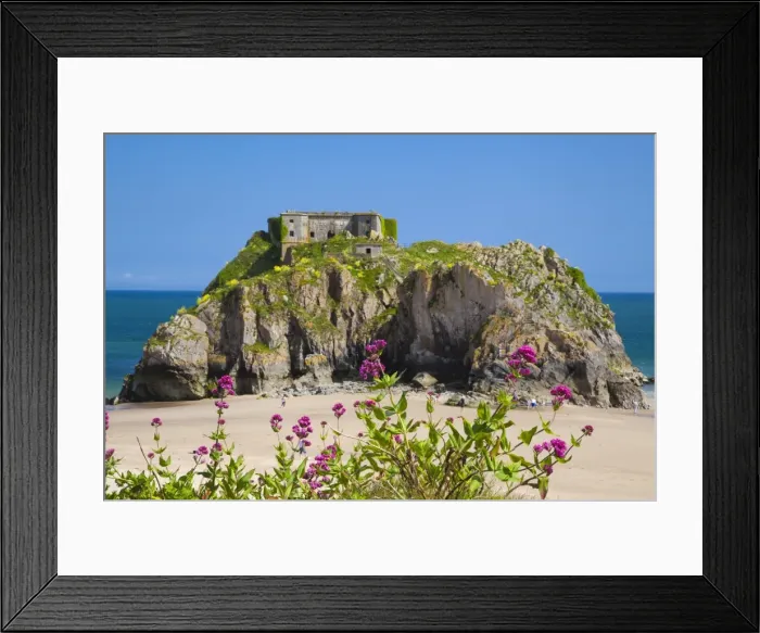 Framed Print : St. Catherines Island, Tenby, Pembrokeshire, Wales, United Kingdom, Europe
