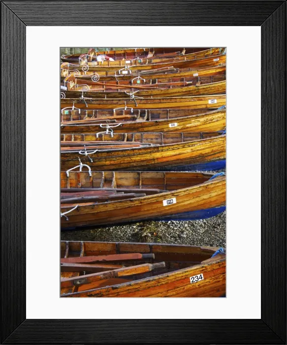 Framed Print : Rowing boats, Ambleside, Lake Windermere, Lake District National Park, Cumbria, England, United Kingdom, Europe Framed Print : Rowing boats, Ambleside, Lake Windermere, Lake District National Park, Cumbria, England, United Kingdom, Europe