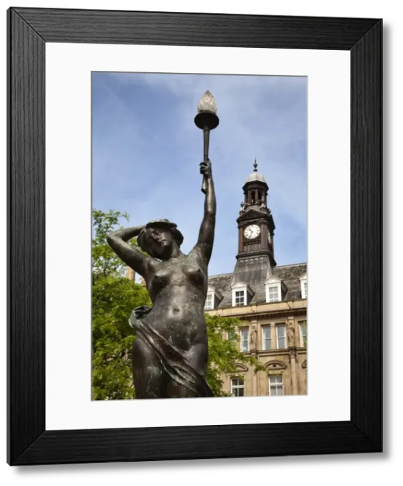 Framed Print : Even Statue in City Square, Leeds, West Yorkshire, Yorkshire, England, United Kingdom, Europe Framed Print : Even Statue in City Square, Leeds, West Yorkshire, Yorkshire, England, United Kingdom, Europe