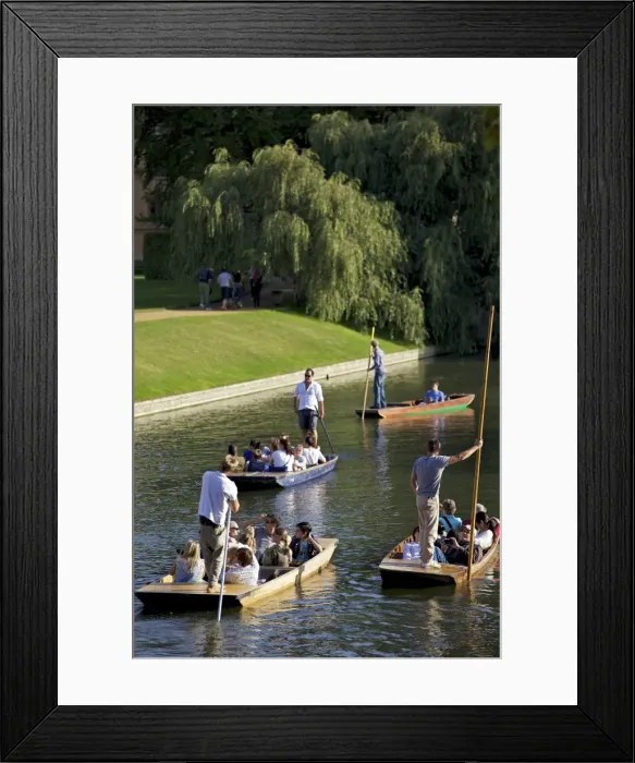 Framed Print : Punting on The Backs, River Cam, Clare College, Cambridge, Cambridgeshire, England, United Kingdom, Europe Framed Print : Punting on The Backs, River Cam, Clare College, Cambridge, Cambridgeshire, England, United Kingdom, Europe