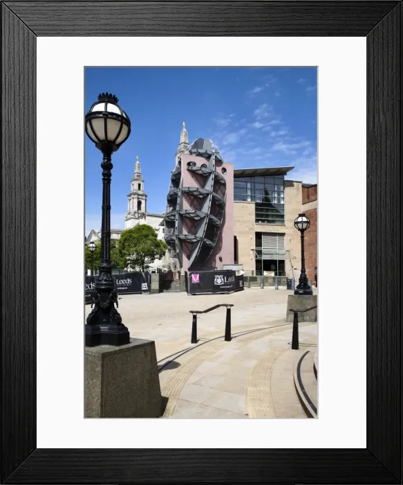 Framed Print : Towards Millennium Square from Leeds City Museum steps, Leeds, West Yorkshire, Yorkshire, England, United Kingdom, Europe Framed Print : Towards Millennium Square from Leeds City Museum steps, Leeds, West Yorkshire, Yorkshire, England, United Kingdom, Europe