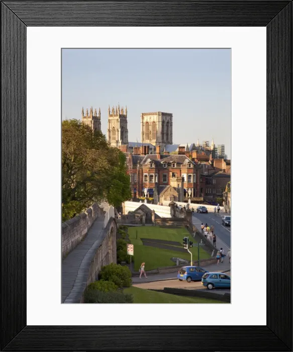 Framed Print : York Minster from the City Walls, York, North Yorkshire, Yorkshire, England, United Kingdom, Europe Framed Print : York Minster from the City Walls, York, North Yorkshire, Yorkshire, England, United Kingdom, Europe