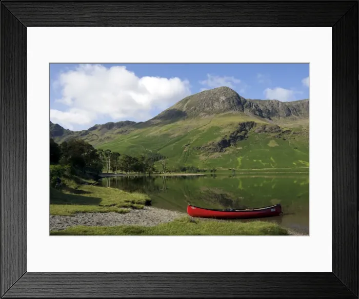 Framed Print : The head of Lake Buttermere and High Stile, Lake District National Park, Cumbria, England, United Kingdom, Europe