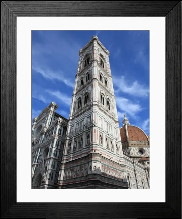 Framed Print : Giotto bell tower and Santa Maria del Fiore Cathedral (Duomo), Florence, UNESCO World Heritage Site, Tuscany, Italy, Europe Framed Print : Giotto bell tower and Santa Maria del Fiore Cathedral (Duomo), Florence, UNESCO World Heritage Site, Tuscany, Italy, Europe