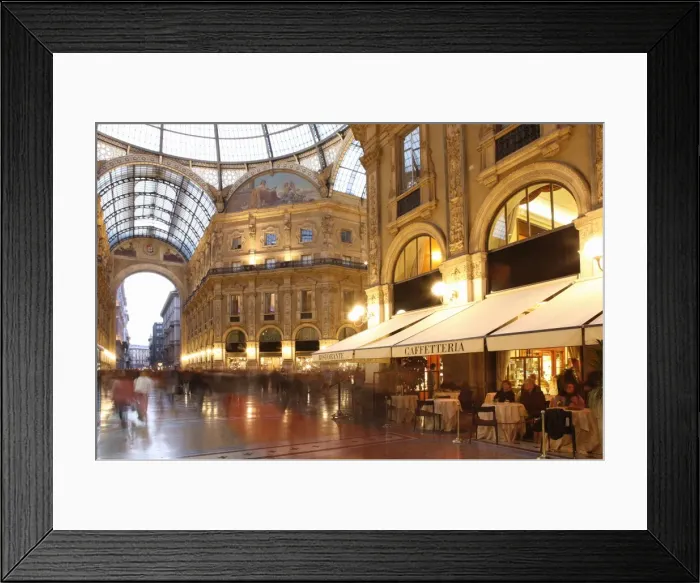 Framed Print : Restaurant, Galleria Vittorio Emanuele, Milan, Lombardy, Italy, Europe Framed Print : Restaurant, Galleria Vittorio Emanuele, Milan, Lombardy, Italy, Europe
