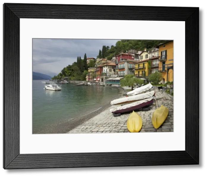 Framed Print : Lakeside view of the medieval village of Varenna, Lake Como, Lombardy, Italian Lakes, Italy, Europe Framed Print : Lakeside view of the medieval village of Varenna, Lake Como, Lombardy, Italian Lakes, Italy, Europe