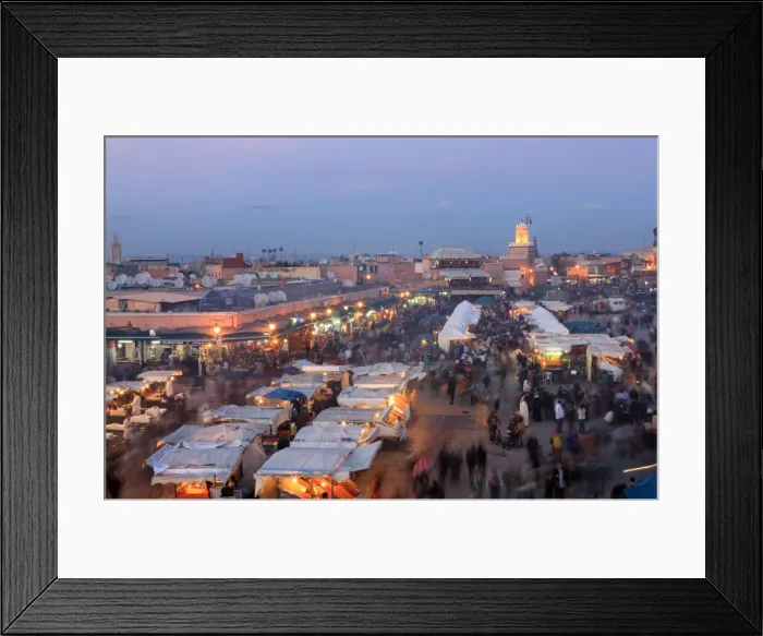 Framed Print : Restaurant stalls, Djemaa el Fna, Marrakech, Morocco, North Africa, Africa Framed Print : Restaurant stalls, Djemaa el Fna, Marrakech, Morocco, North Africa, Africa