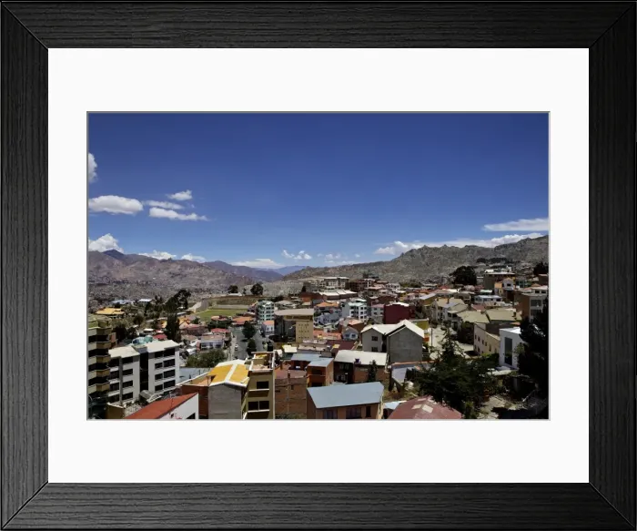 Framed Print : La Paz, Bolivia, South America Framed Print : La Paz, Bolivia, South America