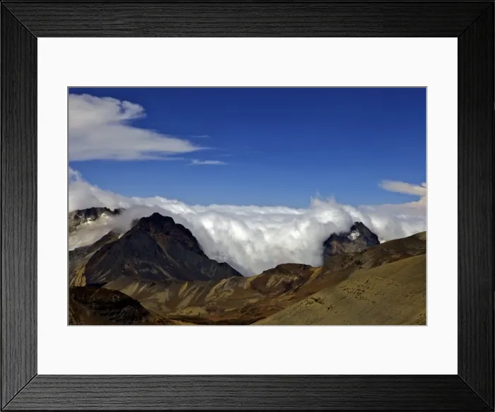 Framed Print : View from Mount Chacaltaya, Calahuyo, Cordillera real, Bolivia, Andes, South America Framed Print : View from Mount Chacaltaya, Calahuyo, Cordillera real, Bolivia, Andes, South America