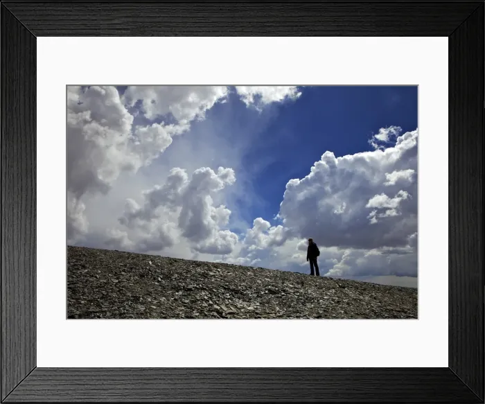 Framed Print : Climber In the clouds Mount Chacaltaya, Cordillera real, Bolivia, Andes, South America Framed Print : Climber In the clouds Mount Chacaltaya, Cordillera real, Bolivia, Andes, South America