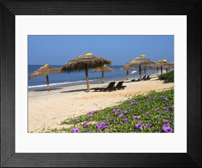 Framed Print : Taj Exotica Hotel beach, Benaulim, Goa, India, Asia Framed Print : Taj Exotica Hotel beach, Benaulim, Goa, India, Asia