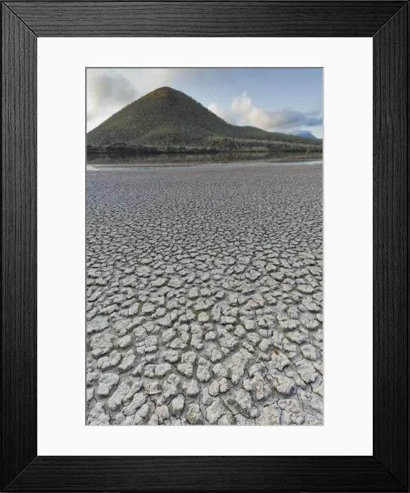 Framed Print : Dried mud flats, Cormorant Point, Floreana Island, Galapagos Islands, UNESCO World Heritage Site, Ecuador, South America Framed Print : Dried mud flats, Cormorant Point, Floreana Island, Galapagos Islands, UNESCO World Heritage Site, Ecuador, South America