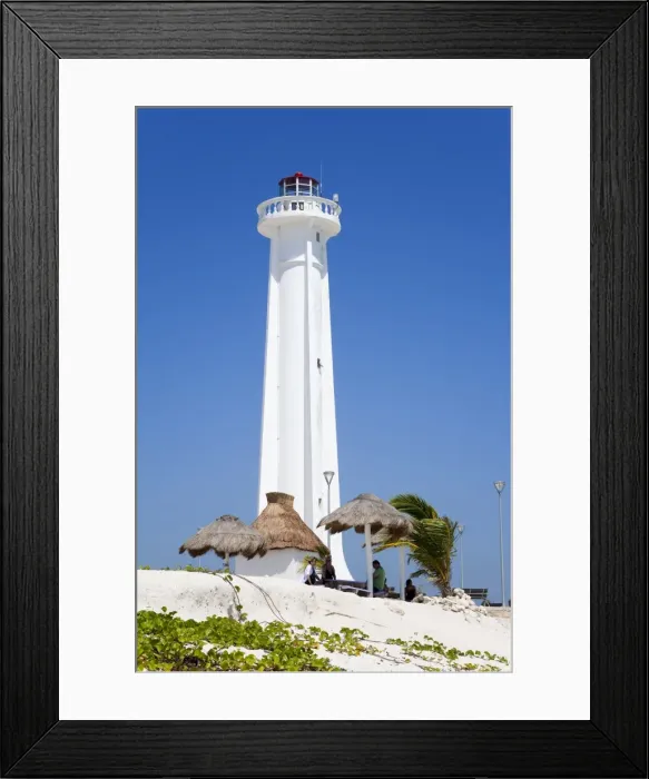 Framed Print : Mahahaul Lighthouse, Costa Maya, Quintana Roo, Mexico, North America Framed Print : Mahahaul Lighthouse, Costa Maya, Quintana Roo, Mexico, North America