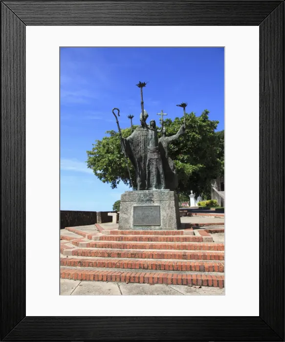 Framed Print : Plaza de La Rogativa, Old San Juan, San Juan, Puerto Rico, West Indies, Caribbean, United States of America, Central America Framed Print : Plaza de La Rogativa, Old San Juan, San Juan, Puerto Rico, West Indies, Caribbean, United States of America, Central America