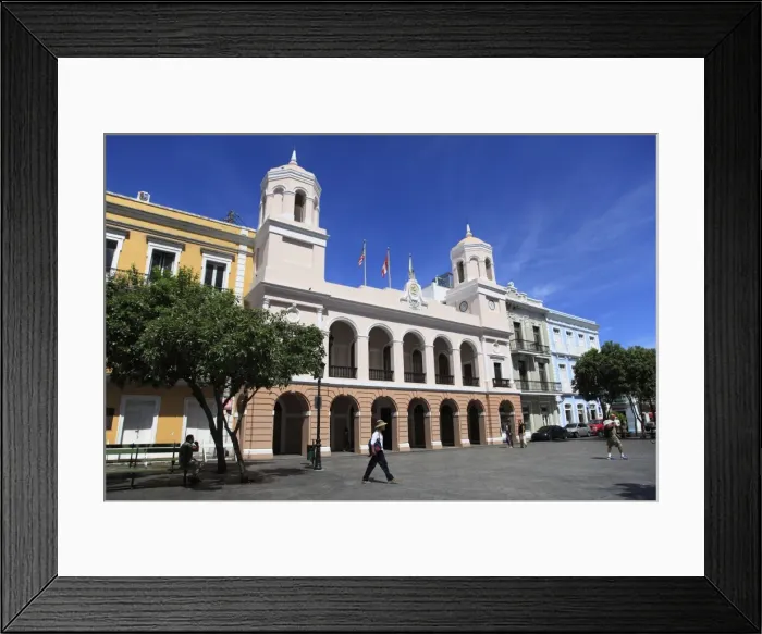 Framed Print : Plaza de Armas, Alcaldia, City Hall, Old San Juan, San Juan, Puerto Rico, West Indies, Caribbean, United States of America, Central America Framed Print : Plaza de Armas, Alcaldia, City Hall, Old San Juan, San Juan, Puerto Rico, West Indies, Caribbean, United States of America, Central America