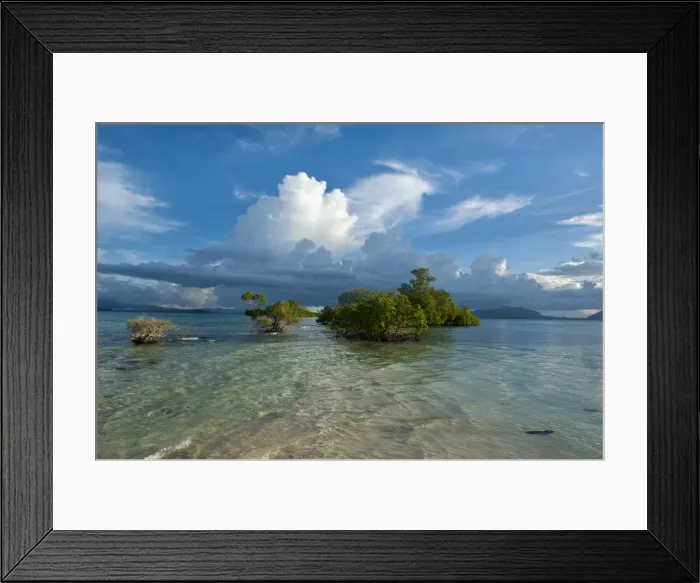 Framed Print : Huge cloud formations over the Marovo Lagoon, Solomon Islands, Pacific Framed Print : Huge cloud formations over the Marovo Lagoon, Solomon Islands, Pacific