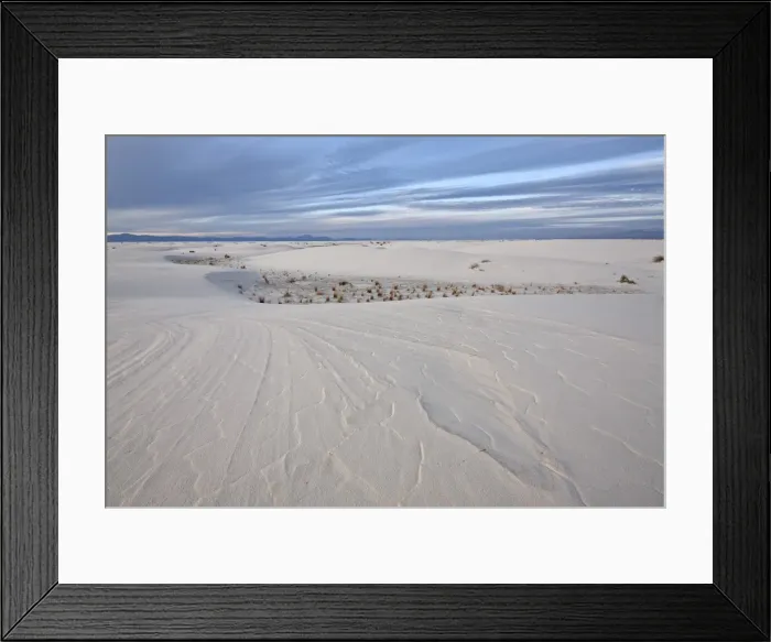Framed Print : Patterns in the dunes, White Sands National Monument, New Mexico, United States of America, North America Framed Print : Patterns in the dunes, White Sands National Monument, New Mexico, United States of America, North America