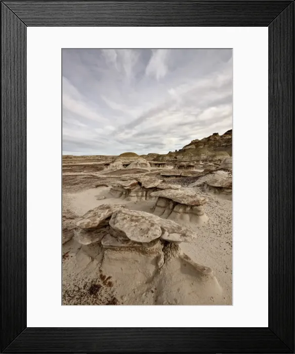 Framed Print : Badlands, San Juan Basin, New Mexico, United States of America, North America Framed Print : Badlands, San Juan Basin, New Mexico, United States of America, North America