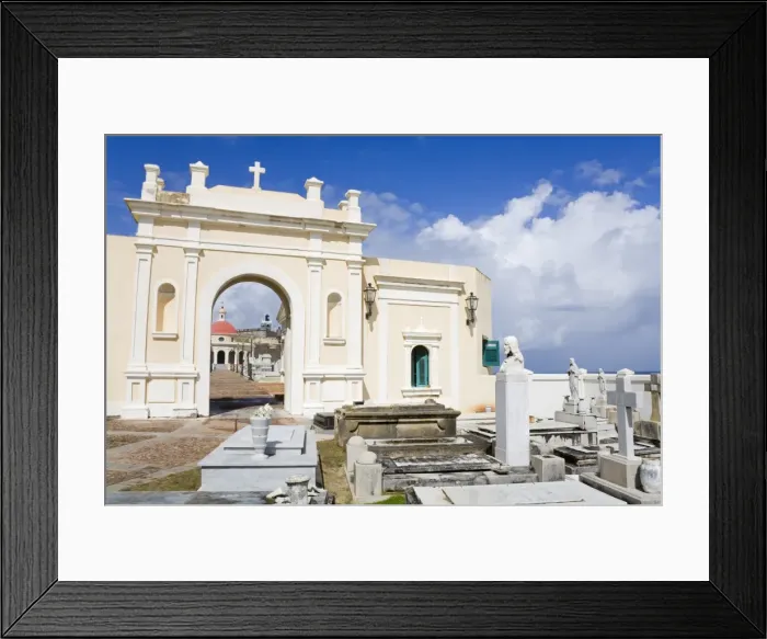 Framed Print : Santa Maria Magdalena Cemetery, Old City of San Juan, Puerto Rico Island, West Indies, Caribbean, United States of America, Central America Framed Print : Santa Maria Magdalena Cemetery, Old City of San Juan, Puerto Rico Island, West Indies, Caribbean, United States of America, Central America