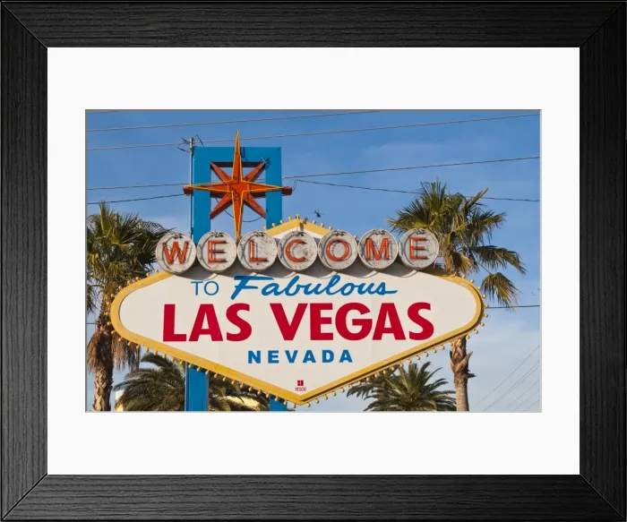 Framed Print : Welcome to Las Vegas sign, Las Vegas, Nevada, United States of America, North America Framed Print : Welcome to Las Vegas sign, Las Vegas, Nevada, United States of America, North America